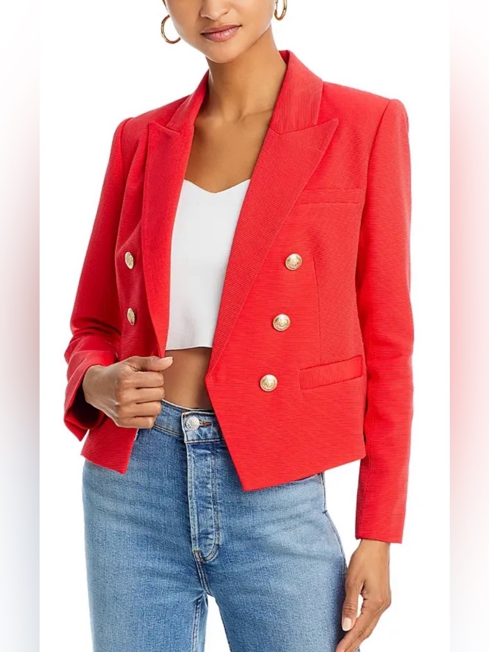 NWT L'AGENCE OPEN FRONT
Brooke Double Breasted Blazer SIZE 10